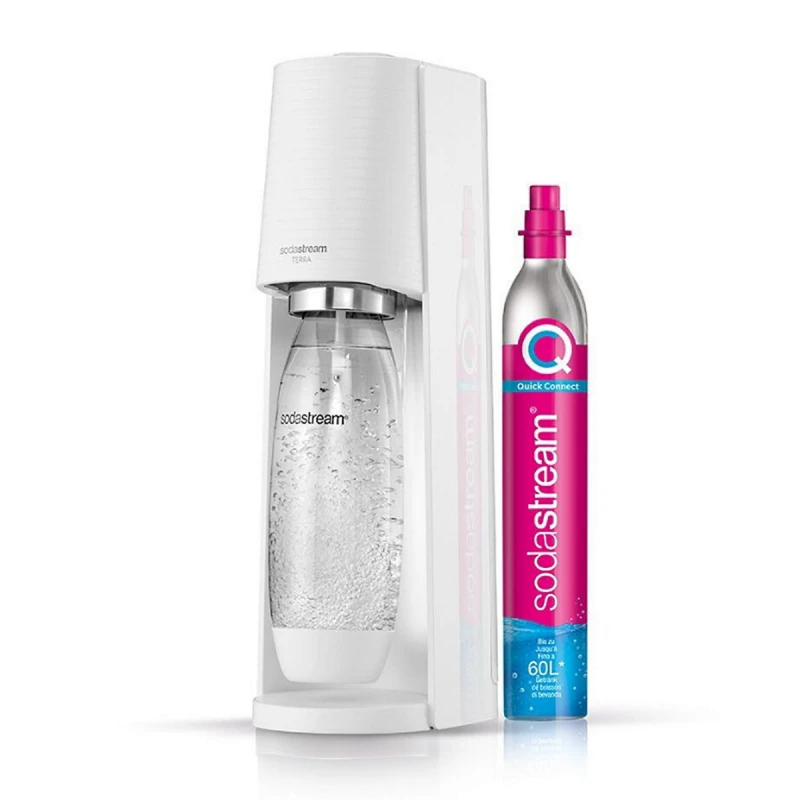 SODASTREAM SPARKLING WATER MAKER TERRA White