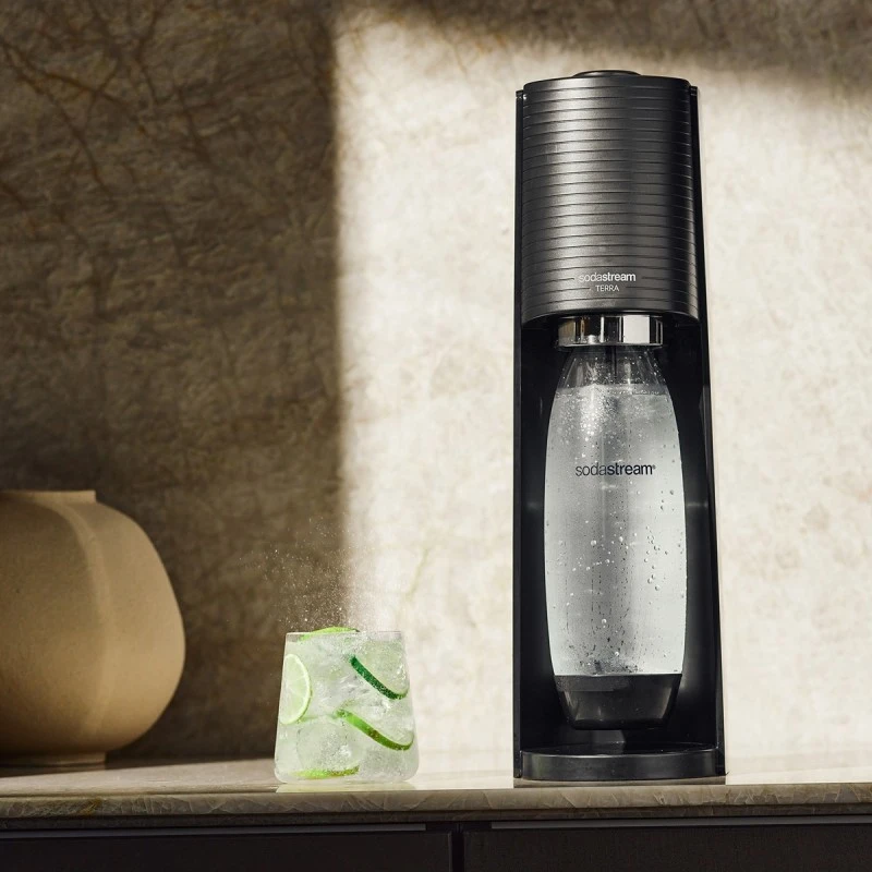 SODASTREAM SPARKLING WATER MAKER TERRA Black