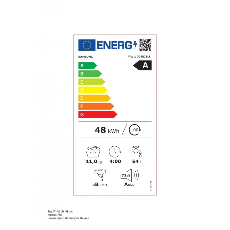 SAMSUNG WW11DG6B25LEU4