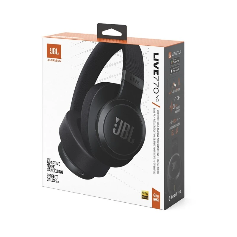 JBL LIVE 770NC HEADPHONES BLACK