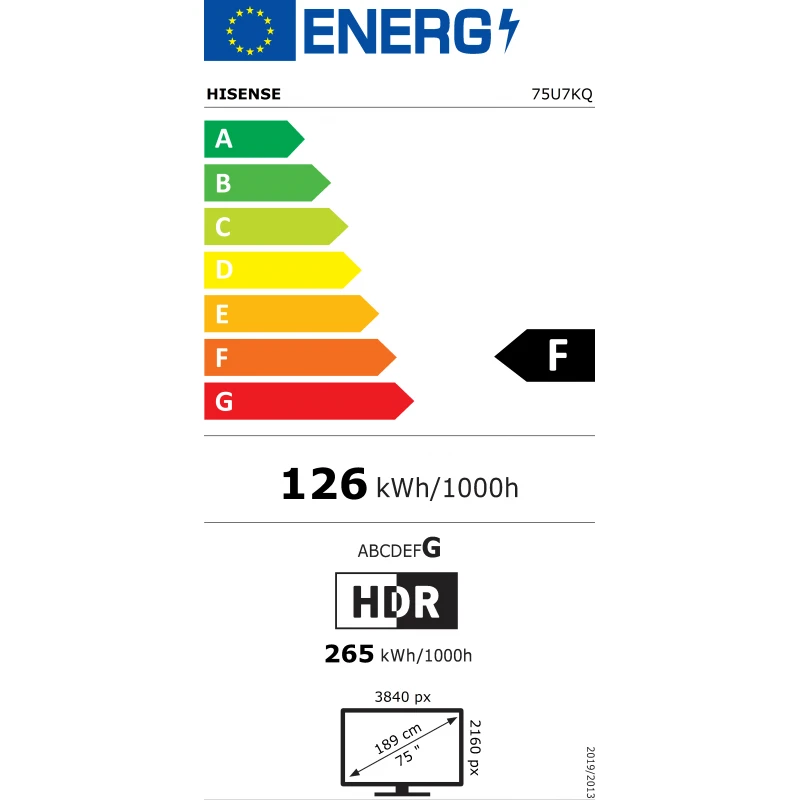 HISENSE 75U7KQ MINI-LED QLED SMART TV