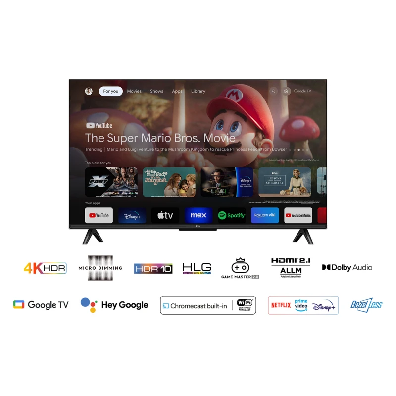TCL 43P655 UHD LED SMART TV ANDROID