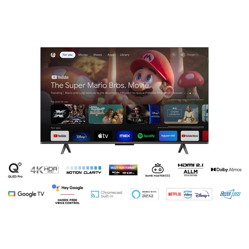 TCL 43T7B QLED SMART GOOGLE TV