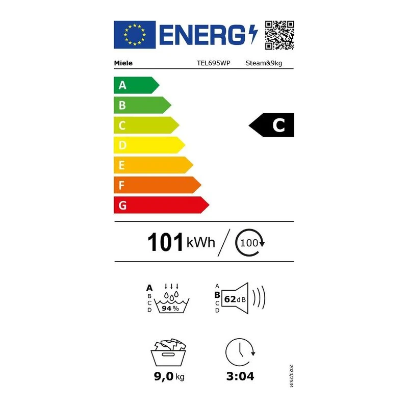 MIELE TEL 695WP 9kg