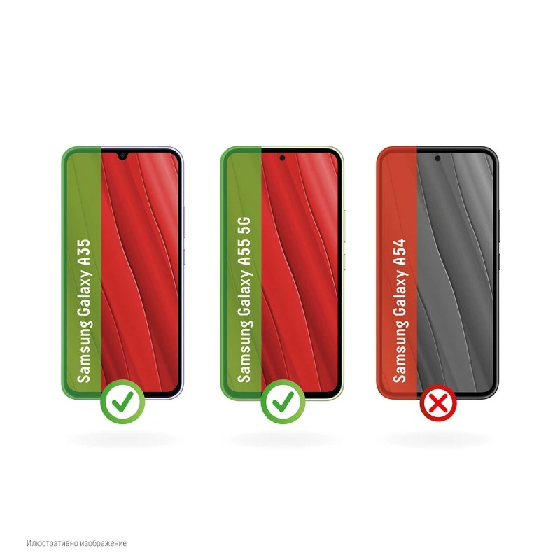 DISPLEX SAMSUNG A35/A55 REAL GLASS 3D 10H