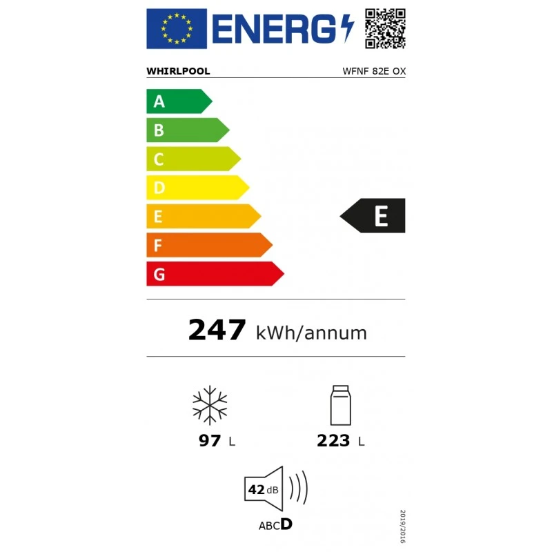 WHIRLPOOL WFNF 82E OX