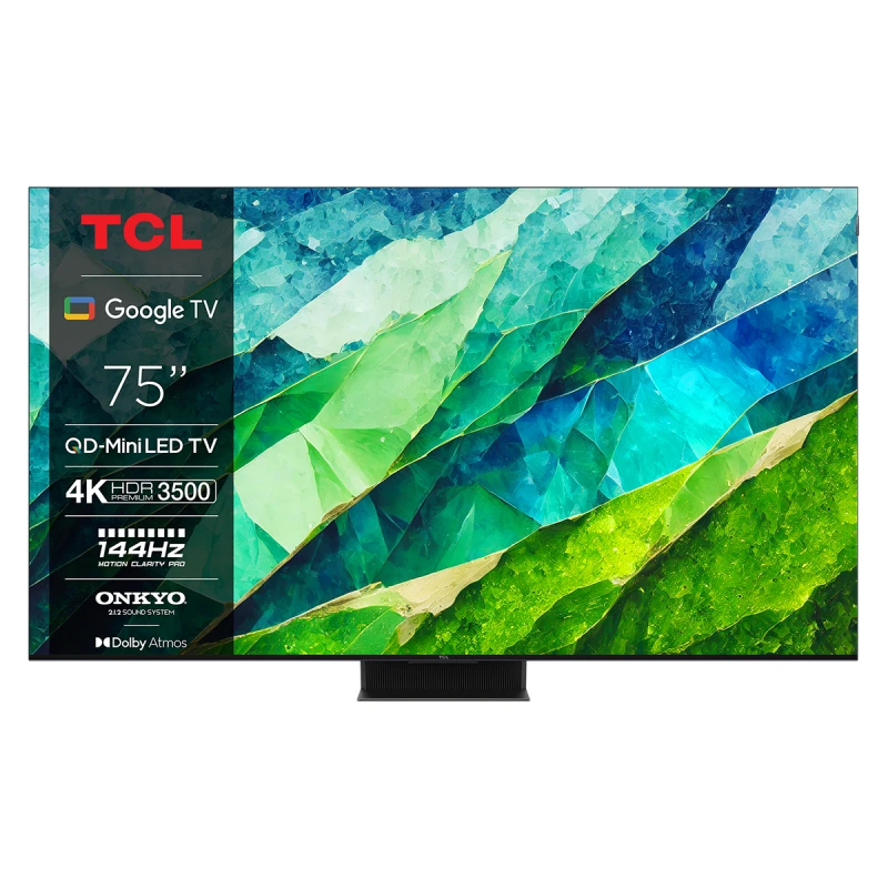 TCL 75C855 MINI LED QLED SMART GOOGLE TV