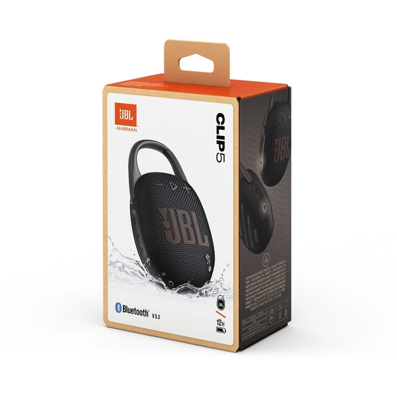 JBL CLIP 5 PORTABLE SPEAKER BLACK
