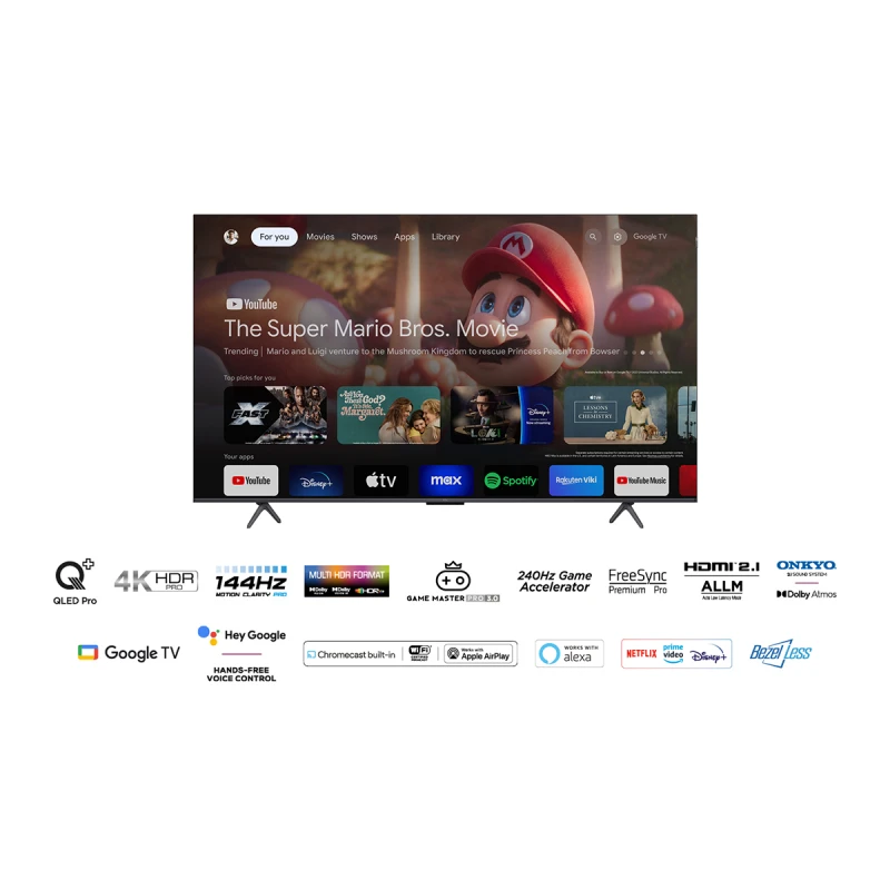 TCL 75T8B QLED SMART GOOGLE TV