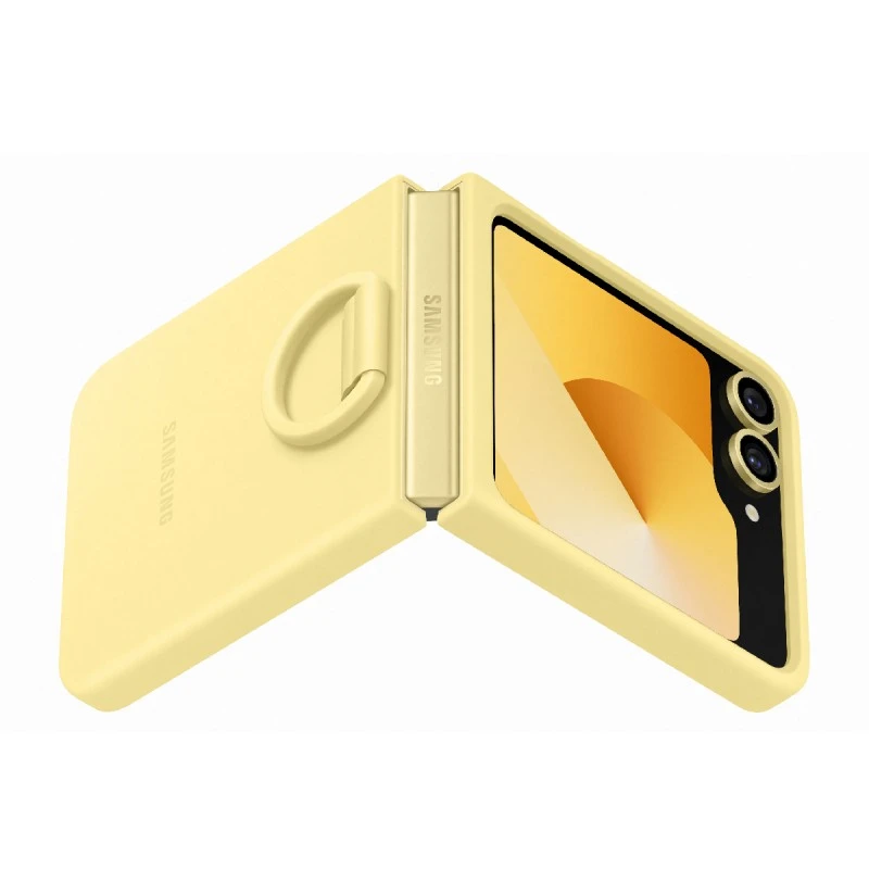 SAMSUNG EF-PF741TYEGWW SILICONE CASE FOR Z FLIP 6 YELLOW
