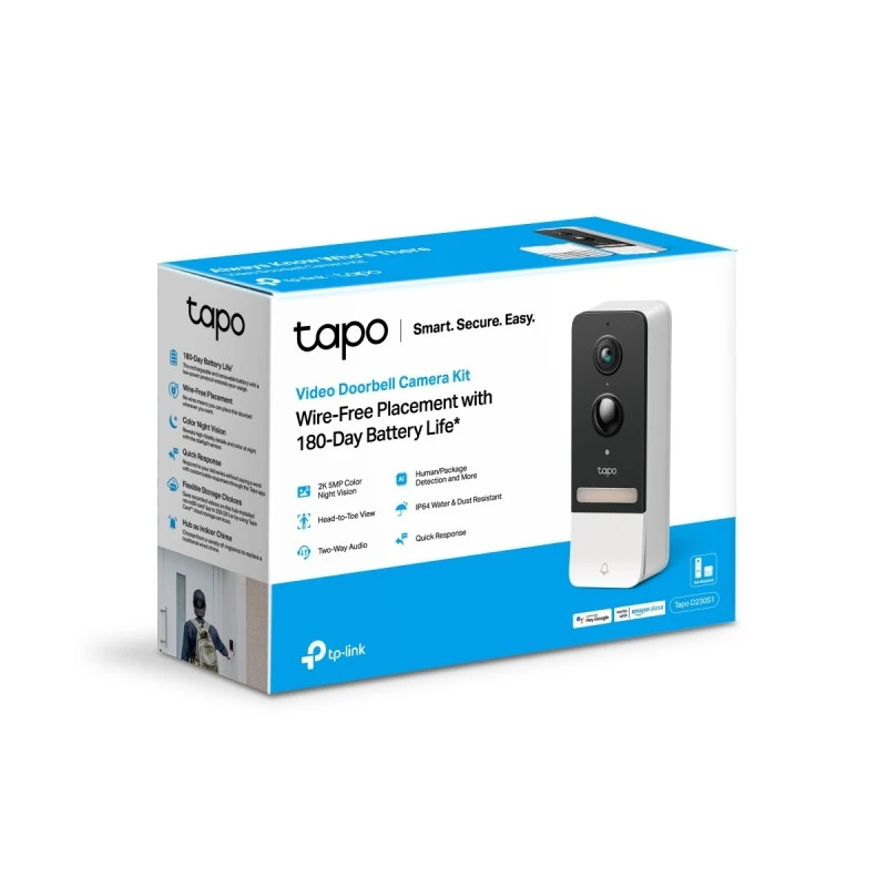 TP-LINK TAPO D230S1 SMART VIDEO DOORBELL CAMERA KIT