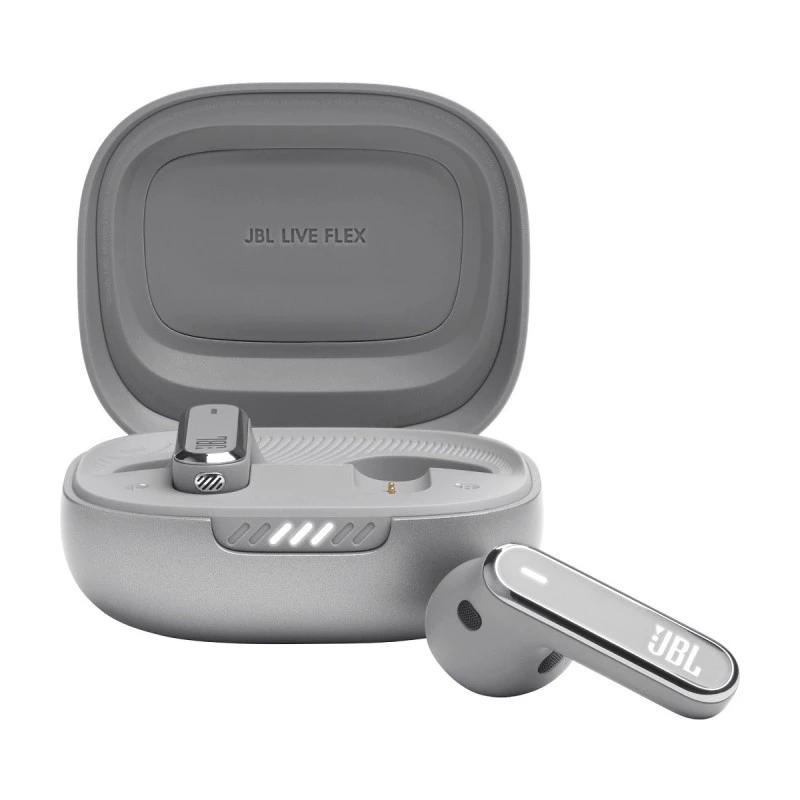 JBL LIVE FLEX HEADPHONES SILVER