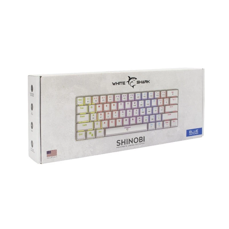 WHITE SHARK MHCAL KBRD GK-004211 SHINOBI WH