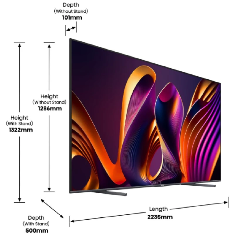 HISENSE 100E7NQ PRO UHD QLED SMART TV