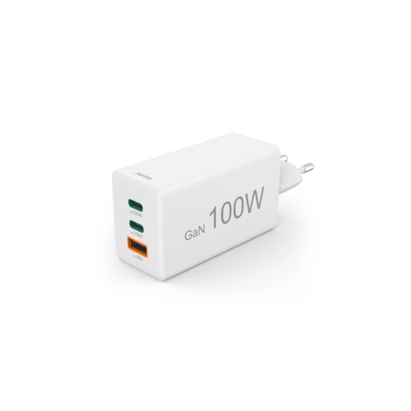 HAMA 201997 ЗАРЯДНО 2XUSB-C PD 1XUSB-A QC GAN 100W