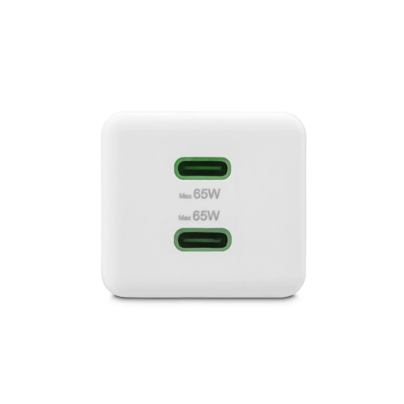 HAMA 201994 БЪРЗО ЗАРЯДНО 2XUSB-C PD GAN 65W БЯЛ