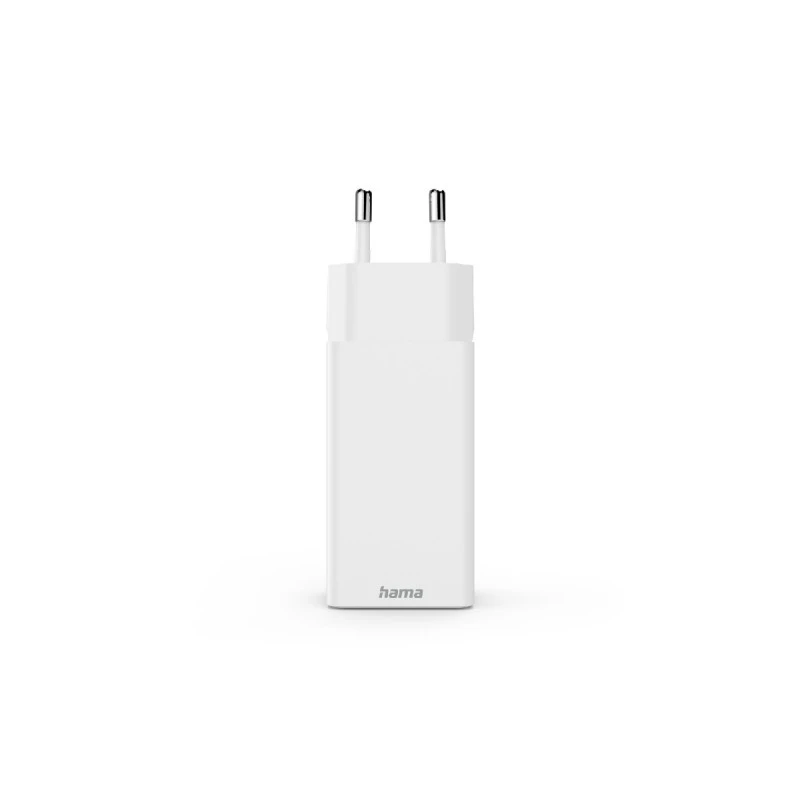 HAMA 201996 БЪРЗО МИНИ ЗАРЯДНО 2XUSB-C 1XUSB-A PD 65W БЯЛ