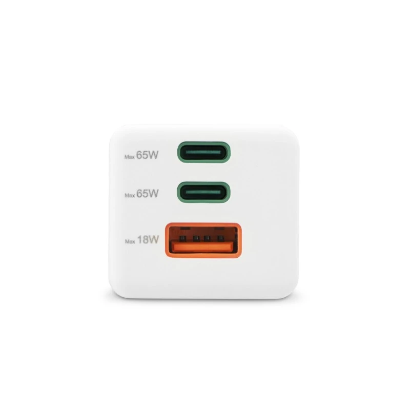 HAMA 201996 БЪРЗО МИНИ ЗАРЯДНО 2XUSB-C 1XUSB-A PD 65W БЯЛ