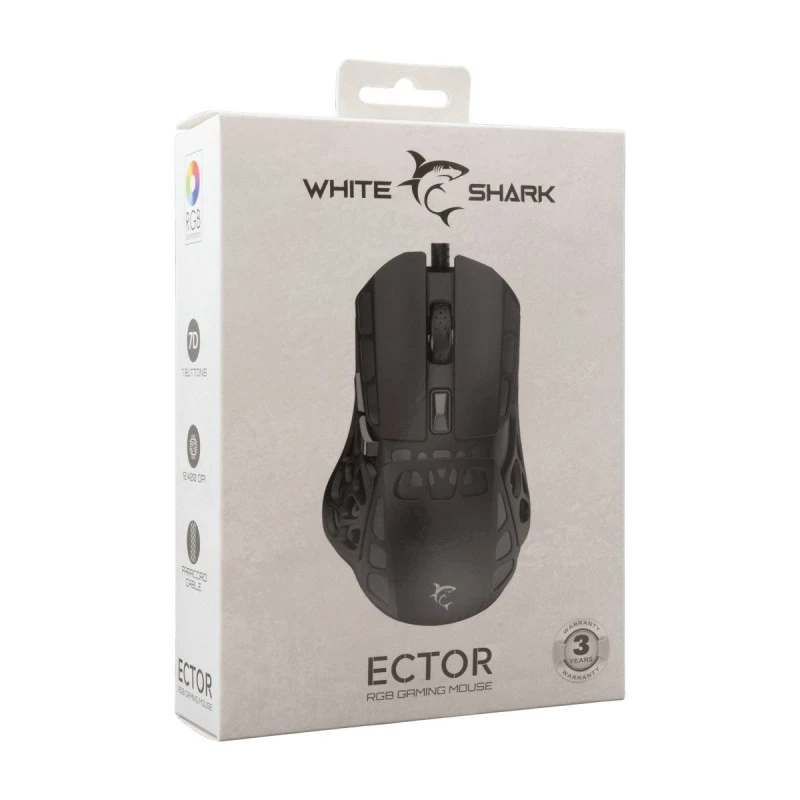 WHITE SHARK MOUSE GM-5016 ECTOR BLACK