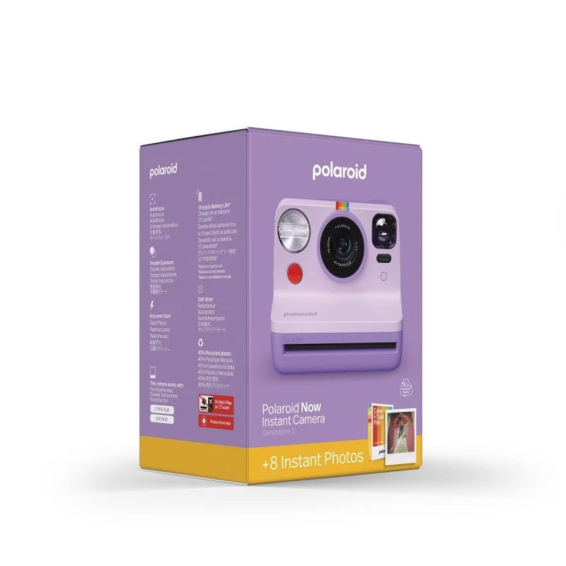 POLAROID NOW GEN 2 6559 PURPLE EVERYTHING BOX