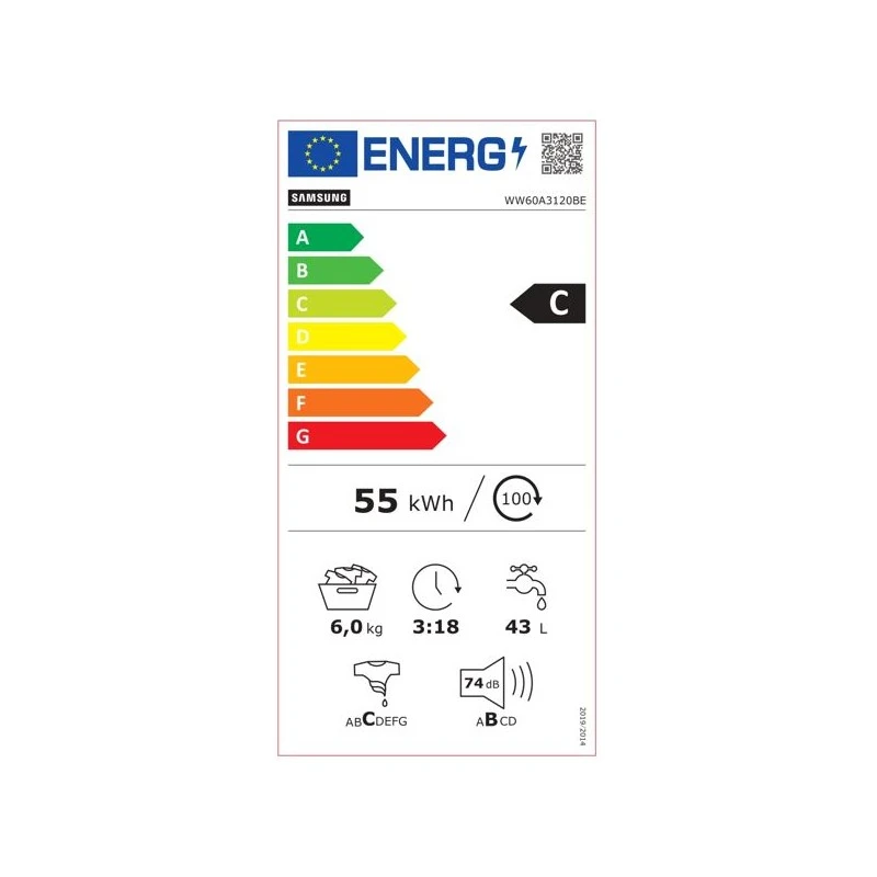 SAMSUNG WW60A3120BE/LE