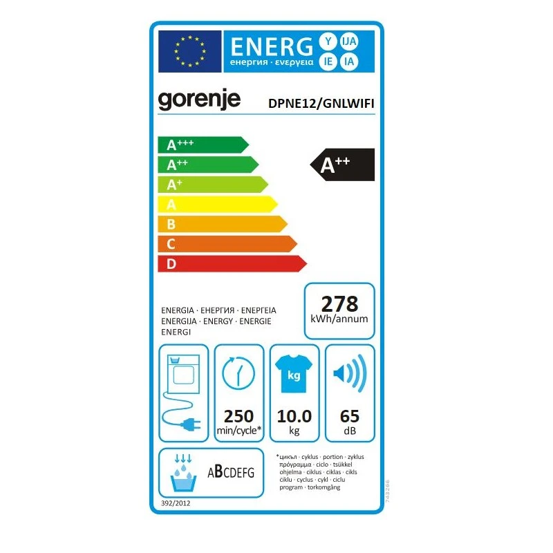 GORENJE DPNE12/GNLWIFI