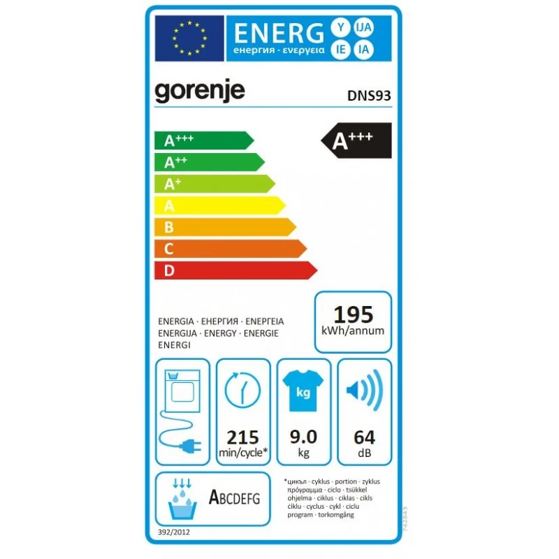 GORENJE DNS93