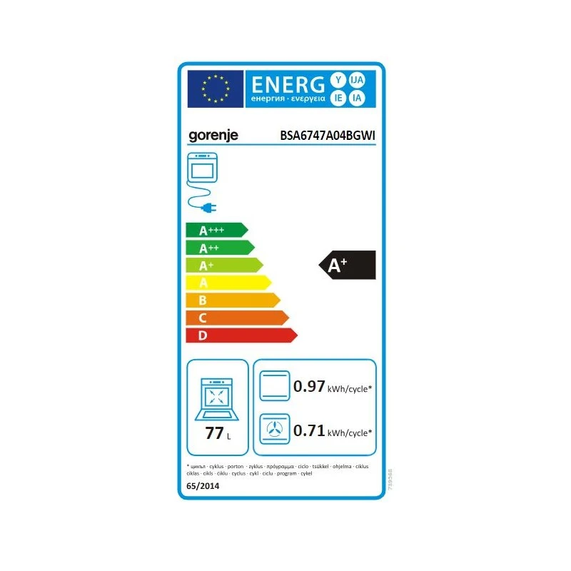 GORENJE BSA6747A04BGWI