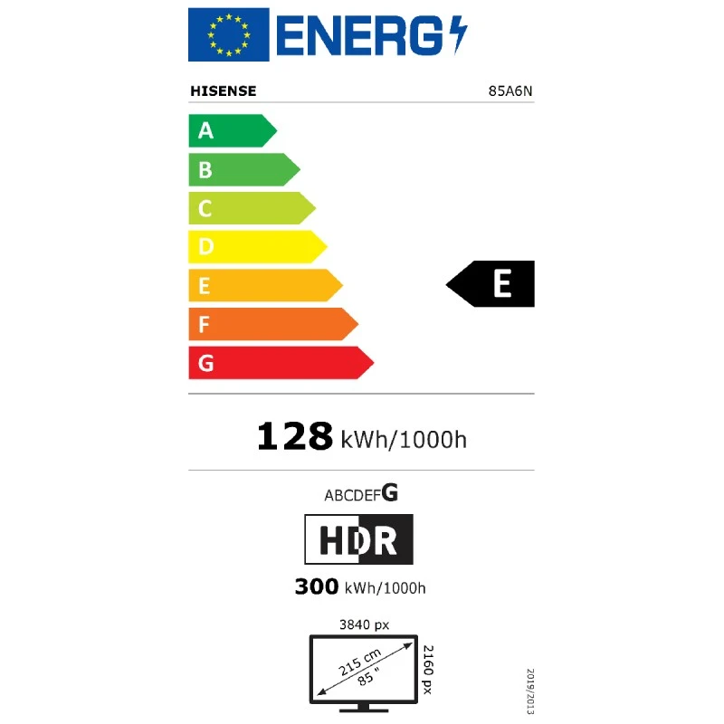 HISENSE 85A6N UHD SMART TV