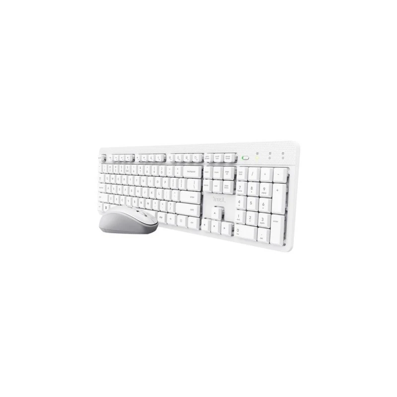 TRUST 25465 ODY II WL KEYBOARD and MOUSE WHT US