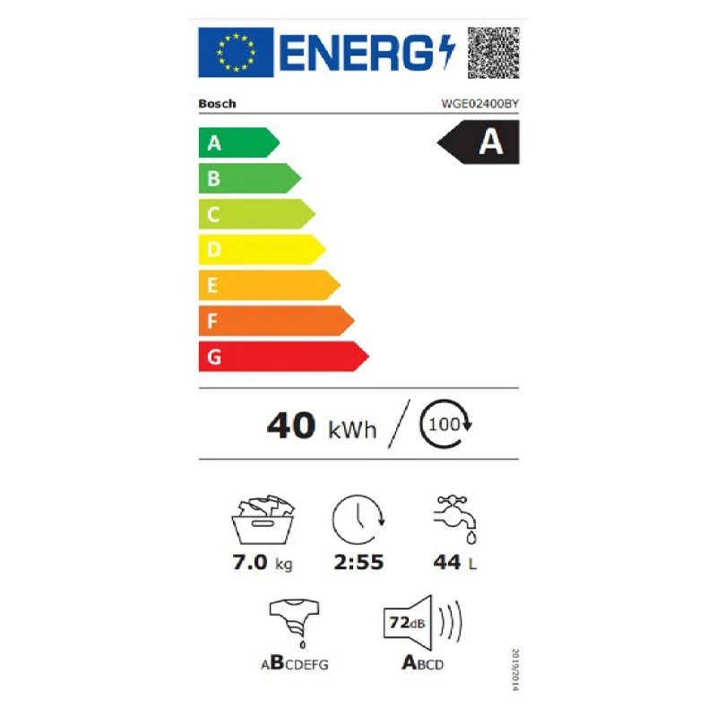 BOSCH WGE02400BY