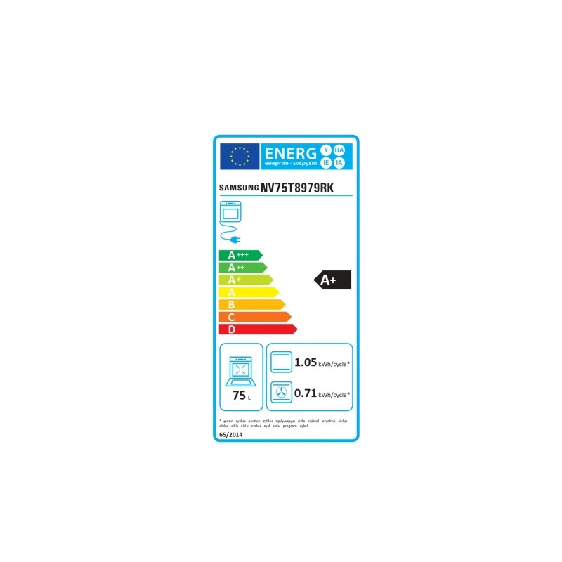 SAMSUNG BESPOKE NV75T8979RK/EF BlackGlass