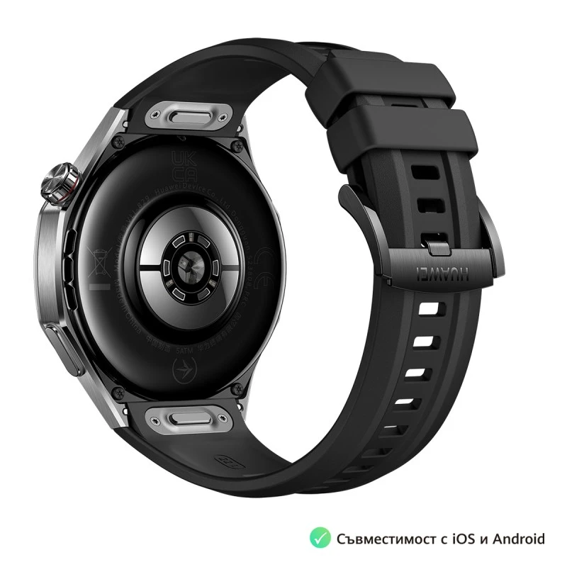 HUAWEI WATCH GT5 PRO BLACK RUBBER 46 MM