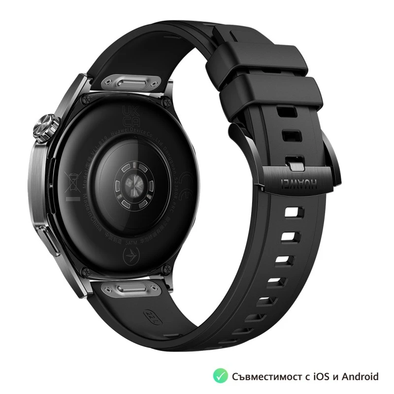 HUAWEI WATCH GT5 BLACK RUBBER 46 MM