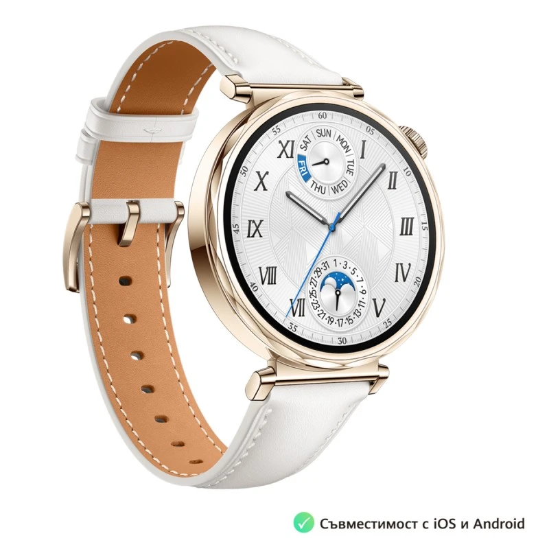 HUAWEI WATCH GT5 WHITE LEATHER 41 MM