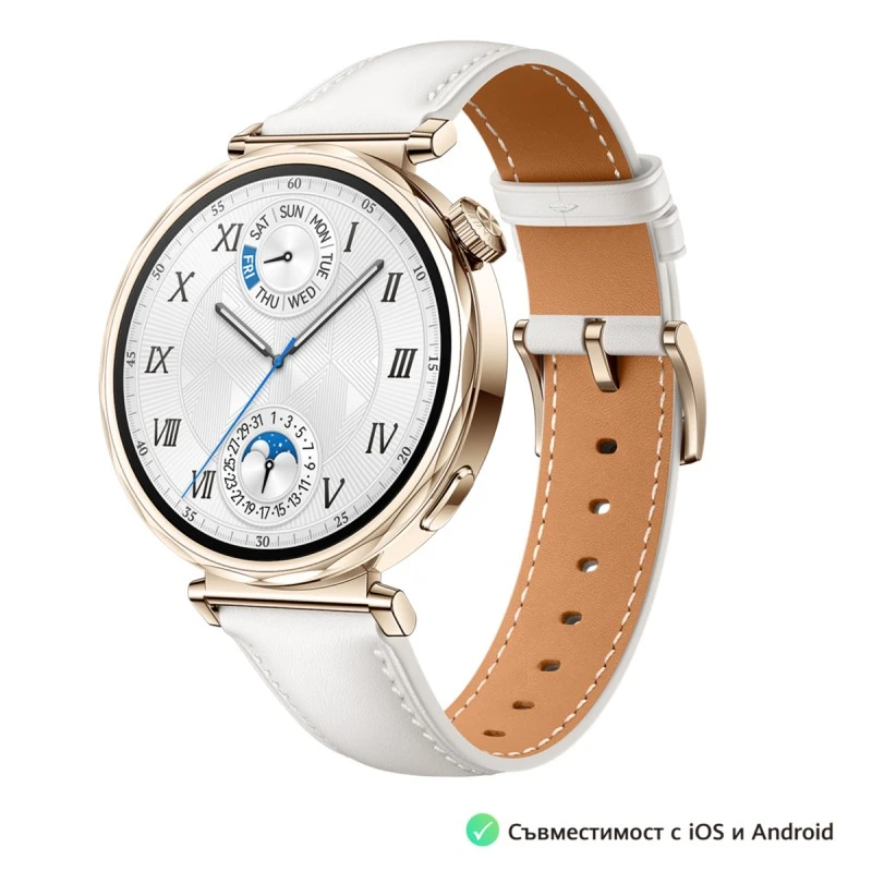 HUAWEI WATCH GT5 WHITE LEATHER 41 MM