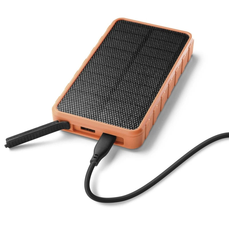 CELLULAR LINE ВЪНШНА БАТЕРИЯ СОЛАРНА 10000 MAH ОРАНЖЕВА