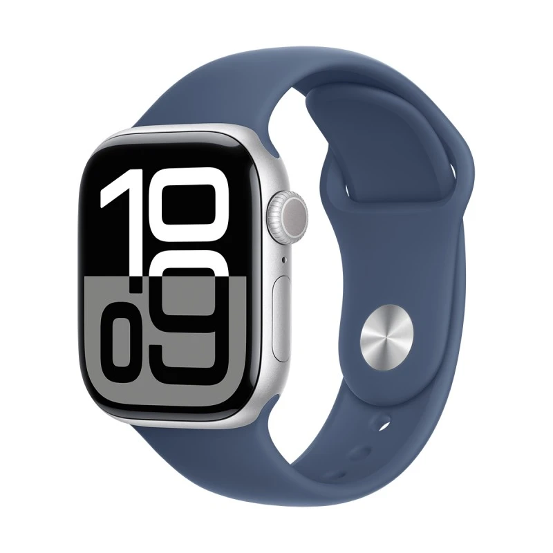 APPLE WATCH 10 42MM SILVER ALL DENIM SPORT-S/M