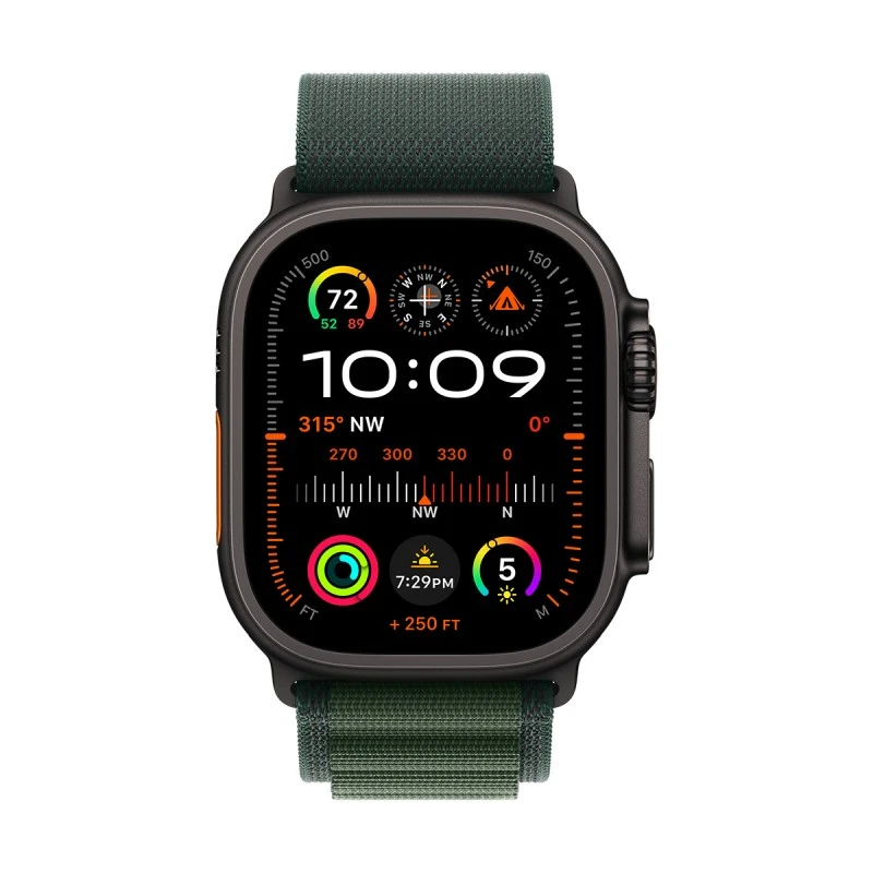 APPLE WATCH ULTRA 2 CELL 49MM BLACK TIT GREEN ALPINE-S 