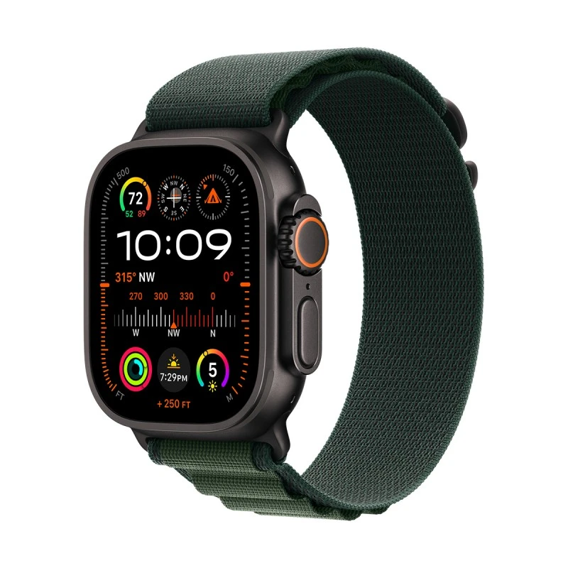 APPLE WATCH ULTRA 2 CELL 49MM BLACK TIT GREEN ALPINE-S 