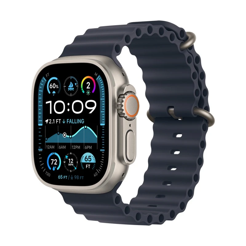 APPLE WATCH ULTRA 2 CELL 49MM NATURAL TIT NAVY OCEAN BAND