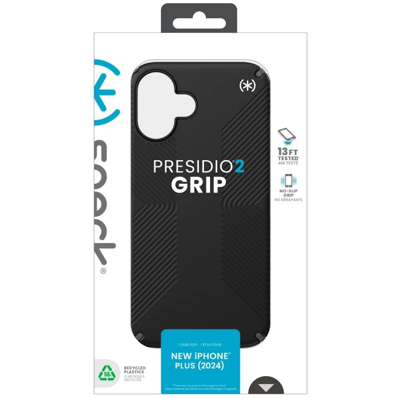 SPECK IPHONE 16 PLUS PRESIDIO GRIP BLACK