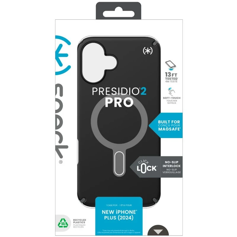 SPECK IPHONE 16 PLUS PRESIDIO PRO MAGSAFE CLICK LOCK BLACK