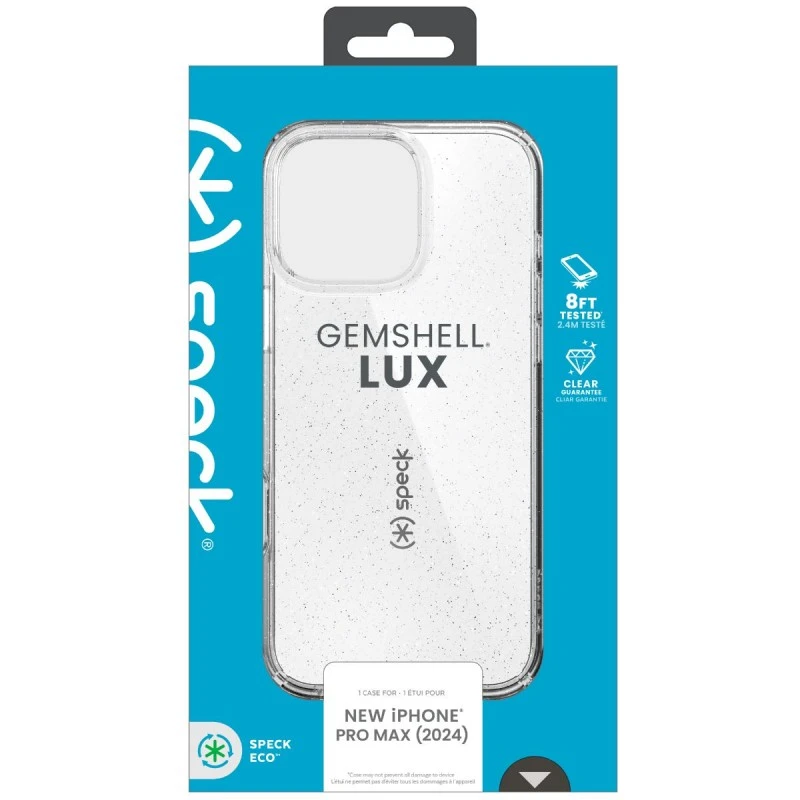 SPECK IPHONE 16 PRO MAX GEMSHELL CLEAR GLITTER