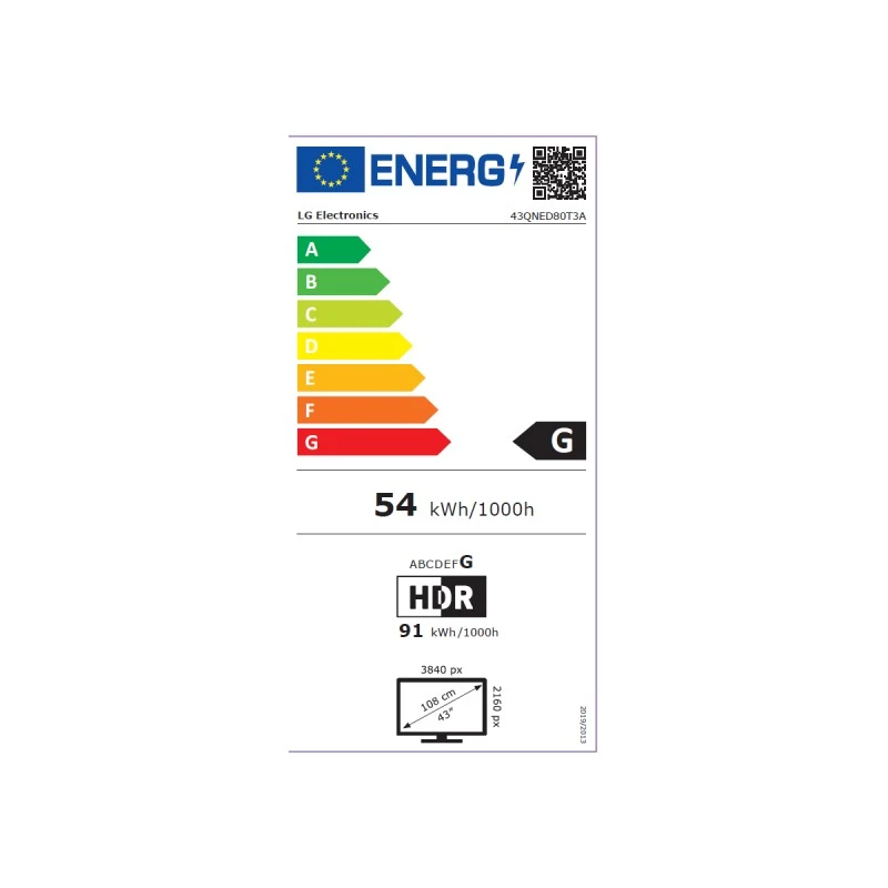 LG 43QNED80T3A QNED SMART TV