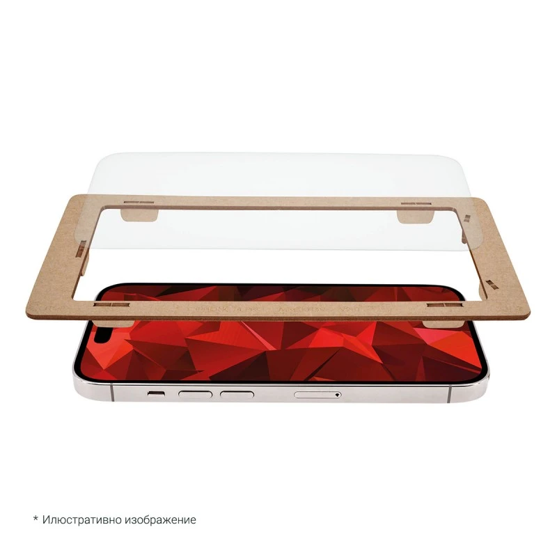 DISPLEX 02003 IPHONE 16 PRO REAL GLASS 2D + SILICONE CASE