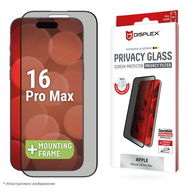 DISPLEX 02000 IPHONE 16 PRO MAX REAL GL.F.C.3D PRIVACY