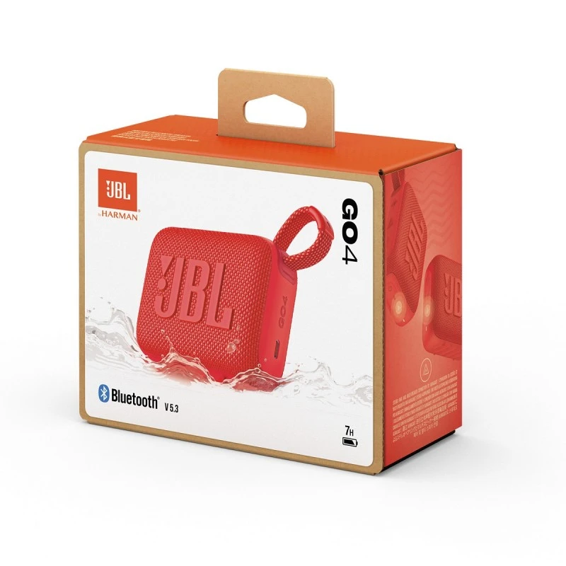 JBL GO 4 PORTABLE SPEAKER RED