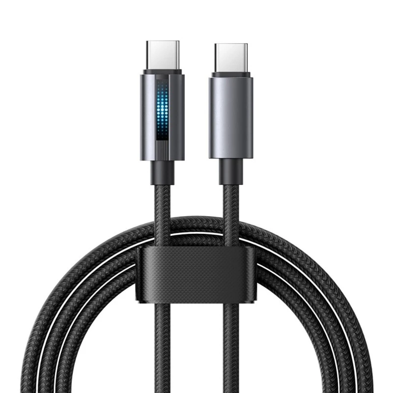 XMART USB TYPE-C CABLE TO TYPE-C BREATH. LIGHT 100W BK 1.2M