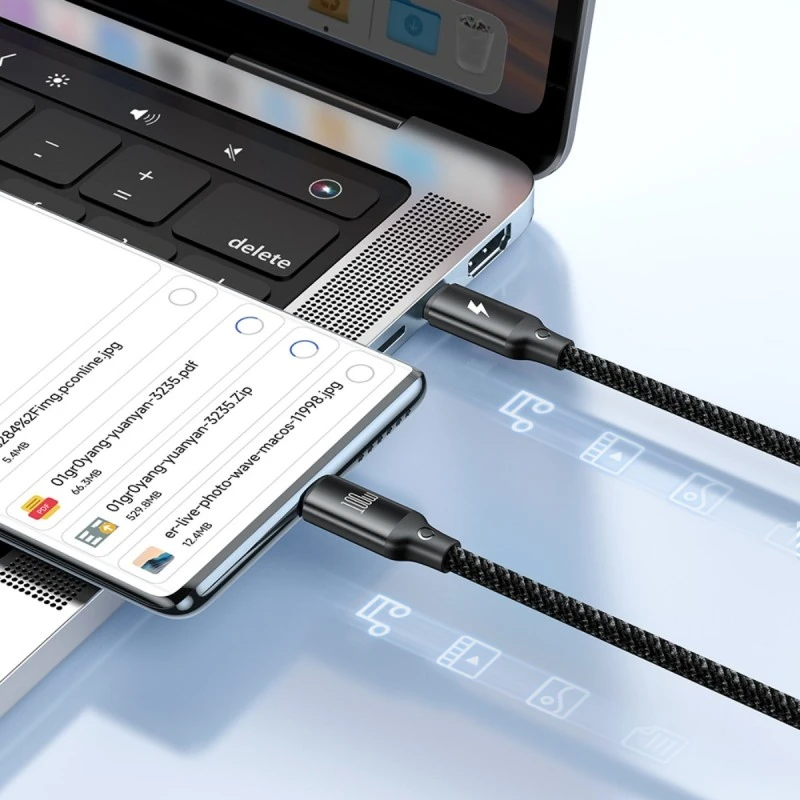 XMART 3IN1 USB TYPE-C TO TYPE-C/L. + WIREL. APPLE W. 1.2M